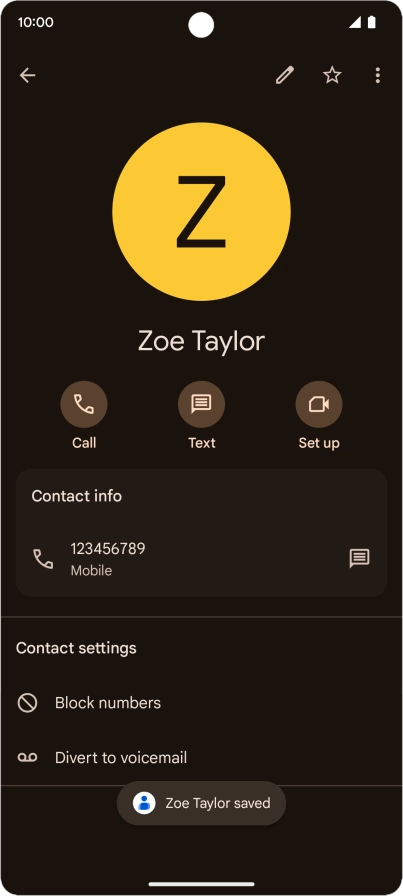 Slide your finger upwards starting from the bottom of the screen to return to the home screen.