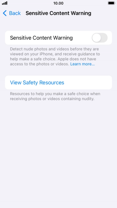 Press the indicator next to Press the indicator next to