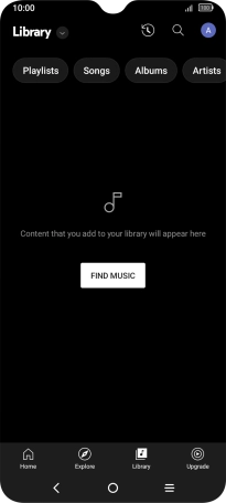 Press the drop down list.