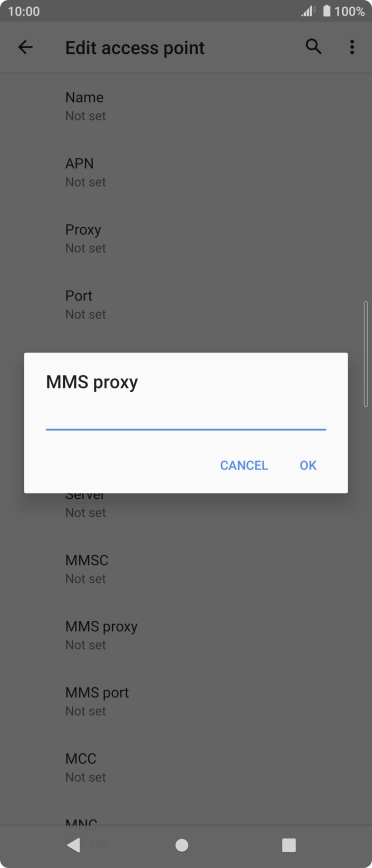 Key in 212.183.137.012 and press OK.