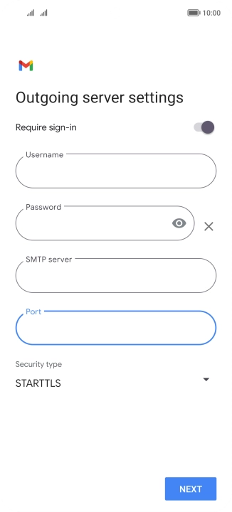 Press the drop down list below 