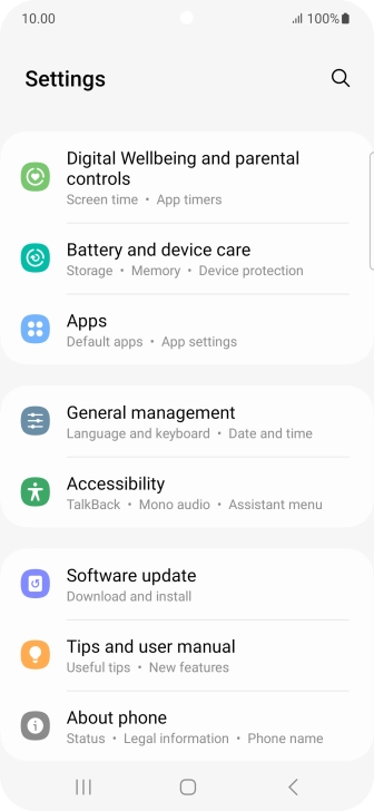 Press About phone. Press About phone.