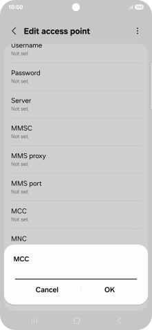 Key in 234 and press OK. Key in 234 and press OK.