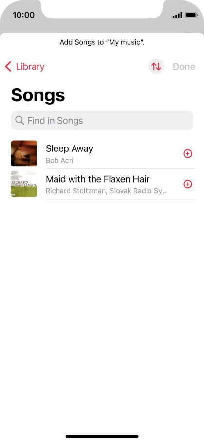 Go to the required category and press the required audio file. Go to the required category and press the required audio file.