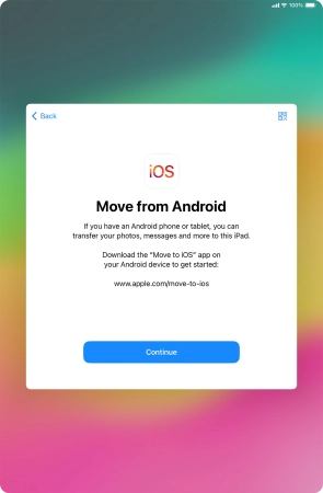 To transfer content to your tablet, you need to install the app 