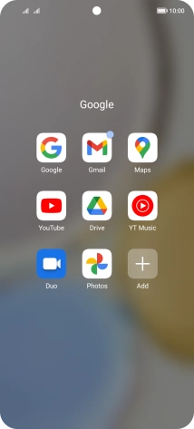 Press Gmail. Press Gmail.