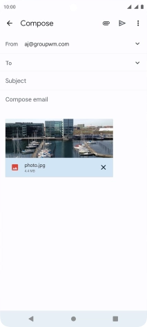 Press the field next to 
