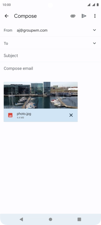 Press the field next to 
