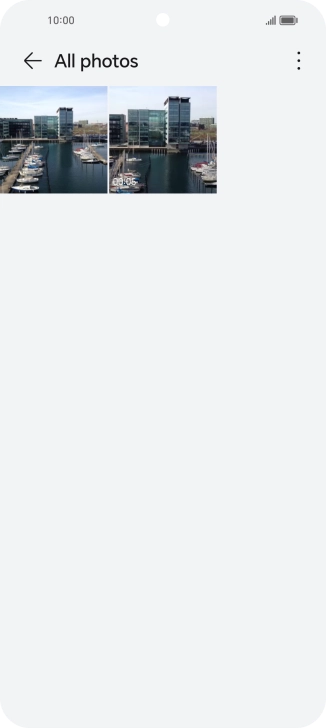 Press and hold any picture or video.