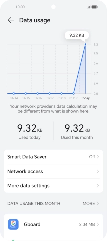 Press Smart Data Saver.