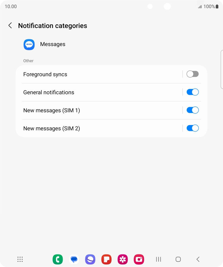Press New messages (‹SIM›).