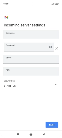 Press the field below 
