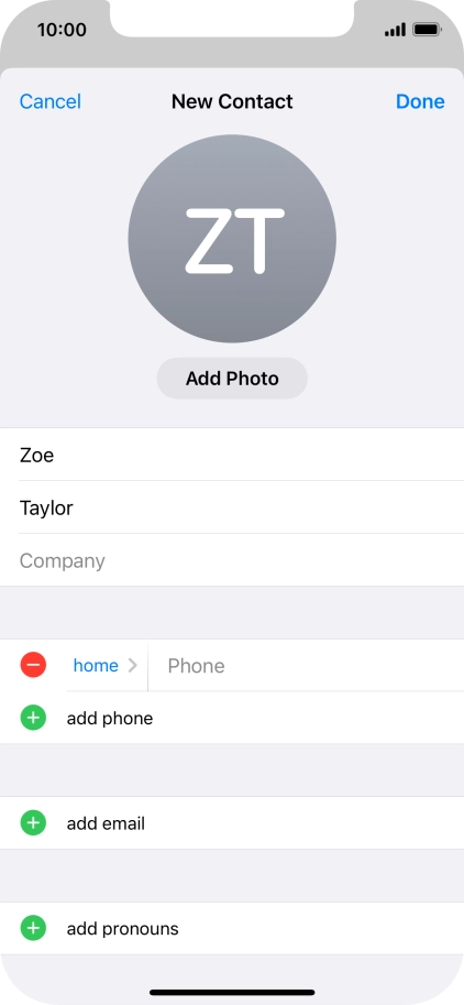 Press Phone and key in the required phone number.
