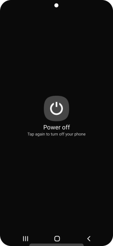Press Power off. Press Power off.