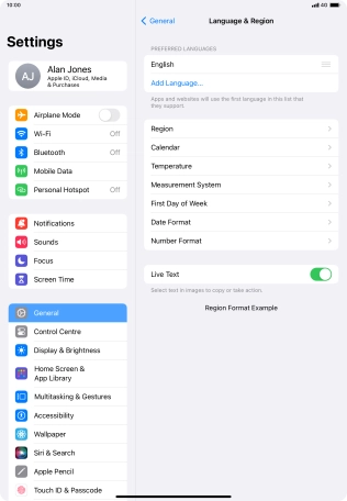 Press Add Language....