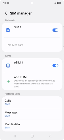 Press the required price plan. Press the required price plan.