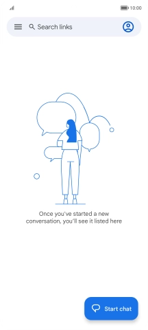 Press the profile icon.