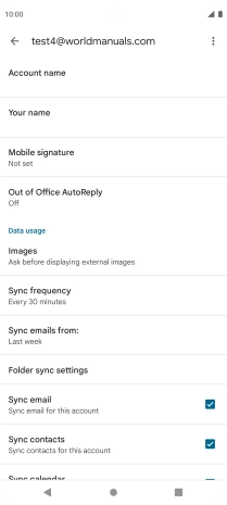 Press Account name and key in the required name.