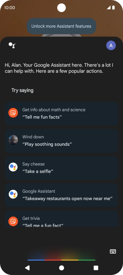Wait, until this screen is displayed.