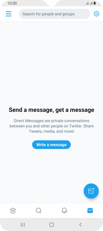 Press the new message icon.