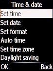 Select Auto time.