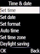 Select Auto time.