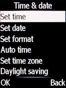 Select Auto time.
