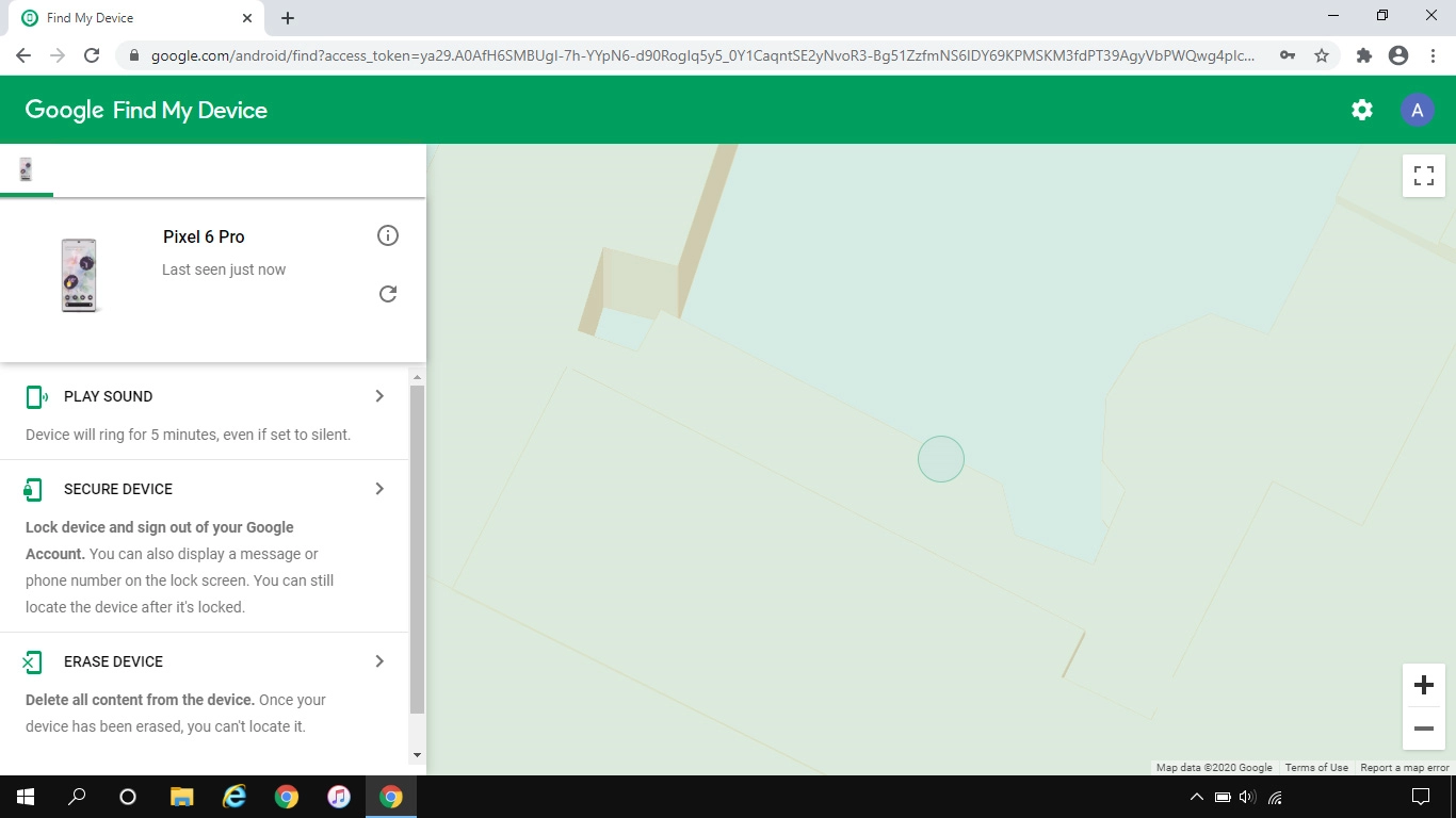 Click the required device.