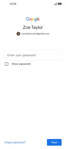 Press the field below 
