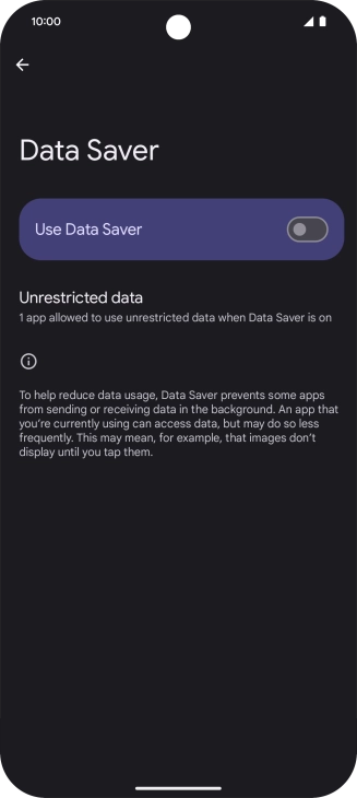 Press the indicator next to Press the indicator next to