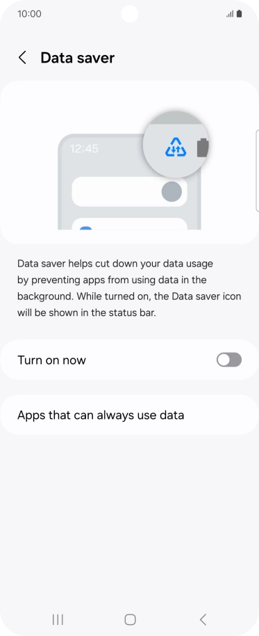 Press the indicator next to Press the indicator next to