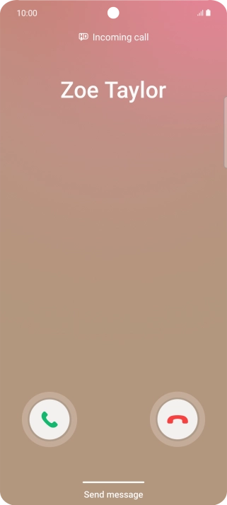 Press the reply icon.