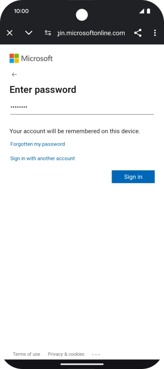 Press Sign in. Press Sign in.