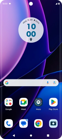 The text/picture message icon shows that you've received a new text or picture message.