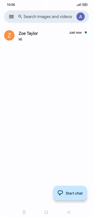 Press the profile icon. Press the profile icon.