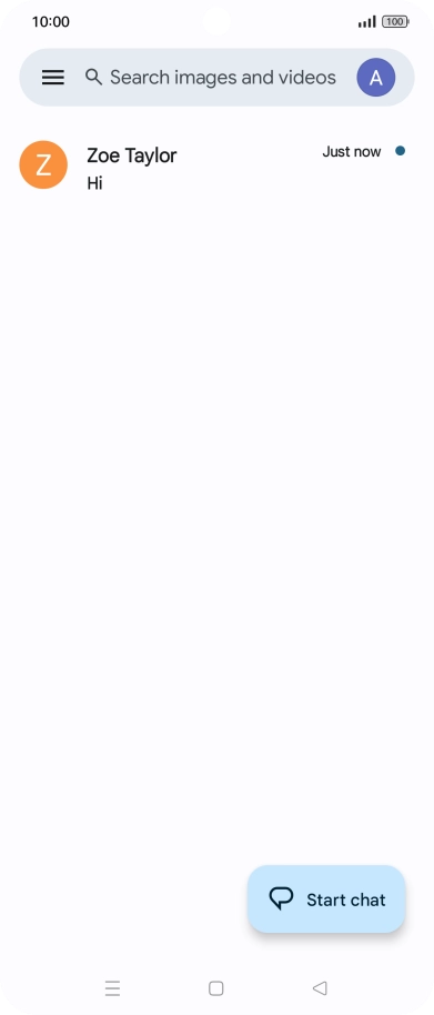 Press the profile icon. Press the profile icon.