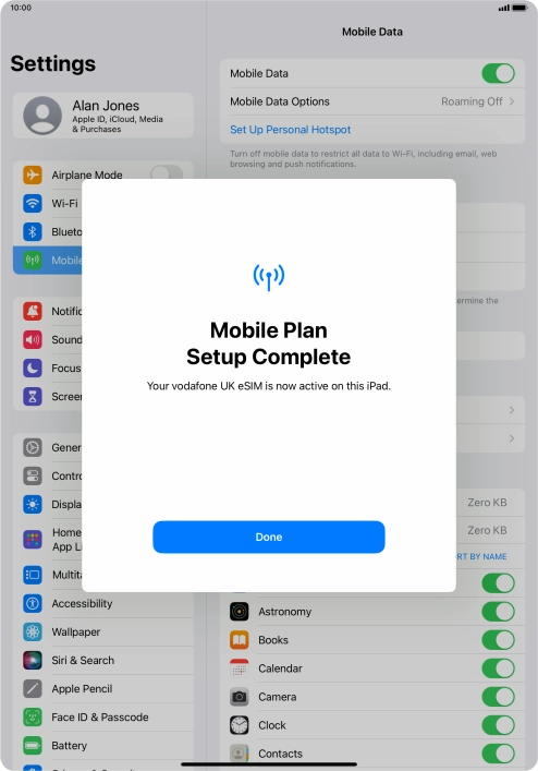 Press Done. Press Done.