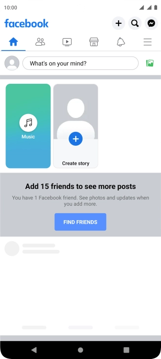 Press the text input field.