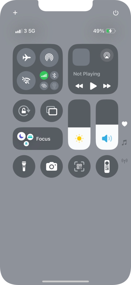 Press the add icon. Press the add icon.