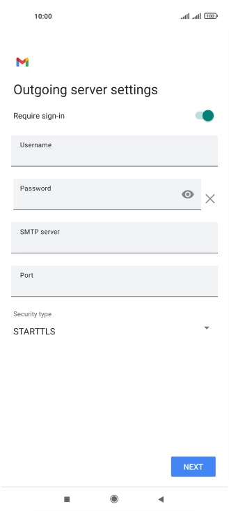 Press the indicator next to Press the indicator next to