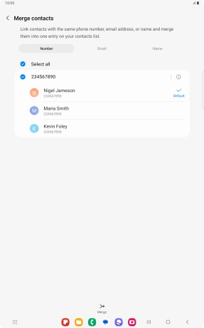 Press Merge. Press Merge.