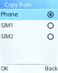 Select SIM.