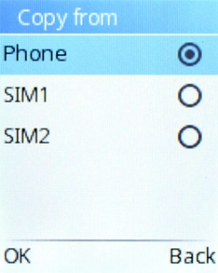 Select SIM.