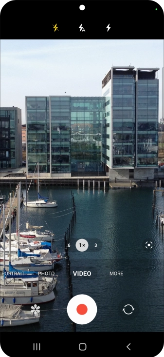 Press the required setting.