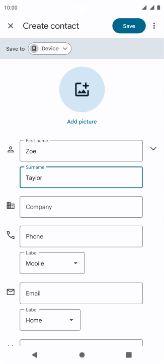 Press Phone and key in the phone number.