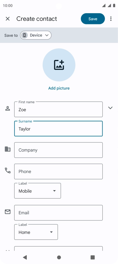 Press Phone and key in the phone number.