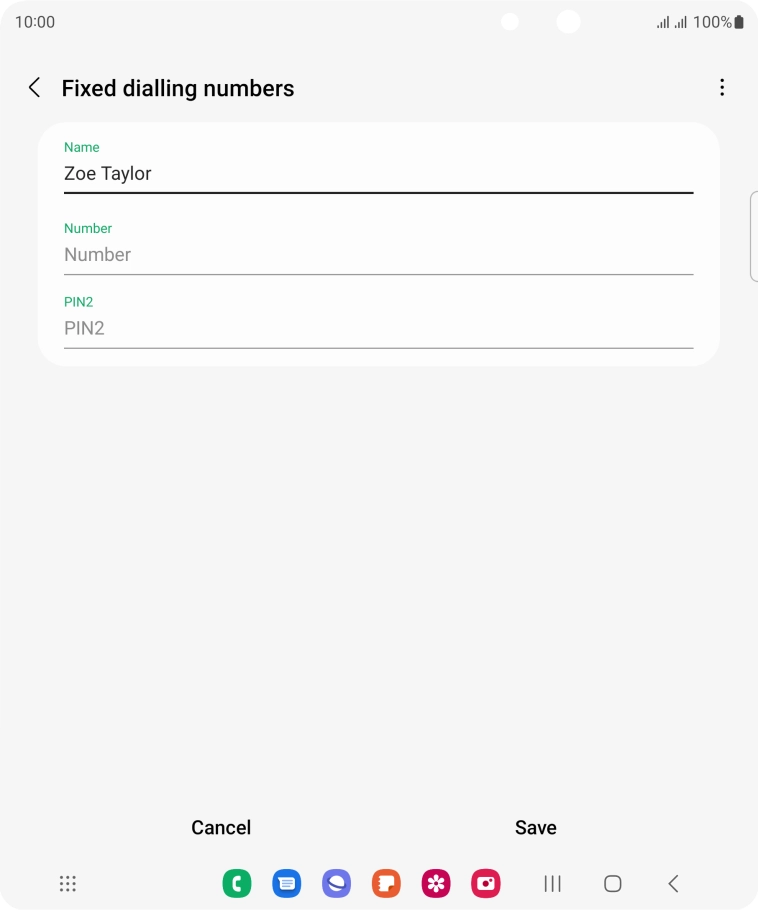 Press Number and key in the required phone number. Press Number and key in the required phone number.