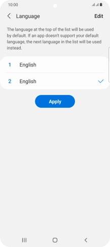 Press Apply. Press Apply.