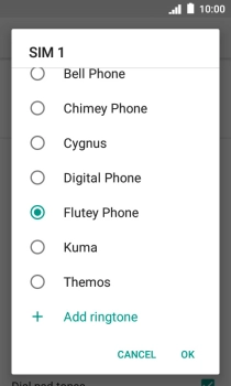 Press Add ringtone and go to the required folder. Press Add ringtone and go to the required folder.