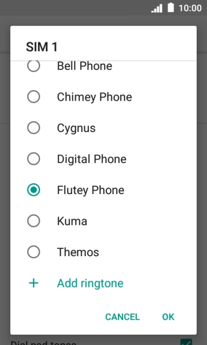 Press Add ringtone and go to the required folder. Press Add ringtone and go to the required folder.